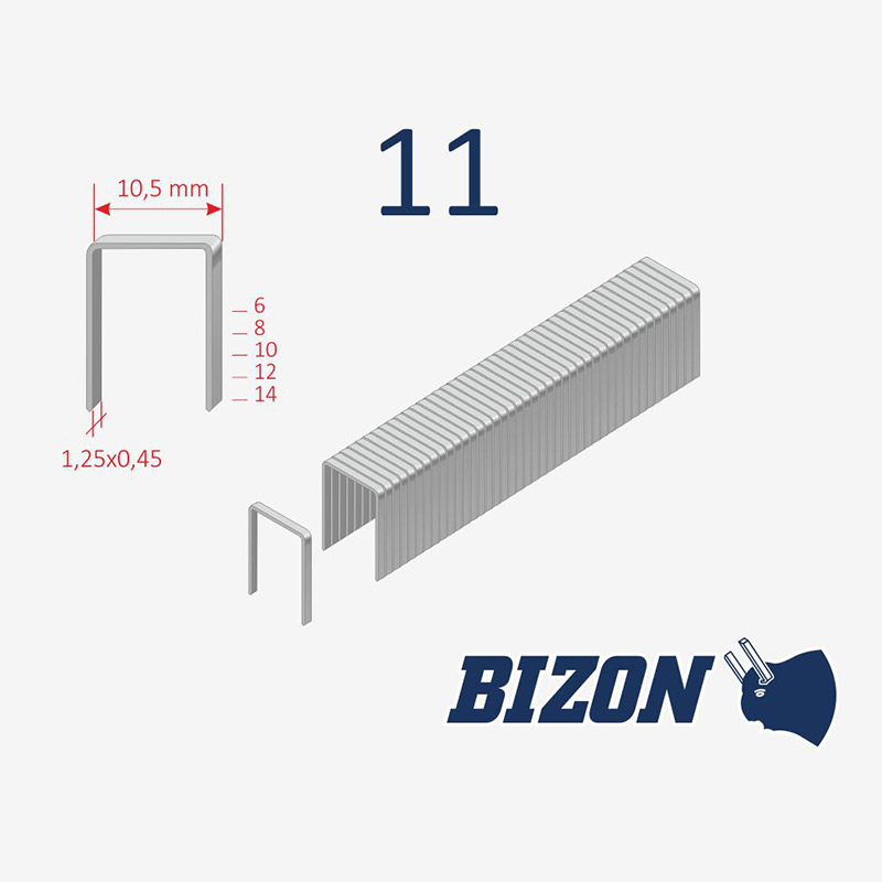 Metalinės kabės Bizon 11 tipo